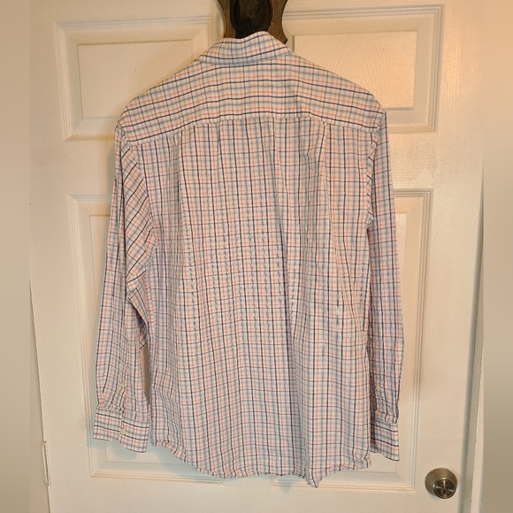 (1126) Jos. A. Banks Men's Classic Oxford Dress Shirt, Size: Small Color: Stripe - Picture 14 of 14